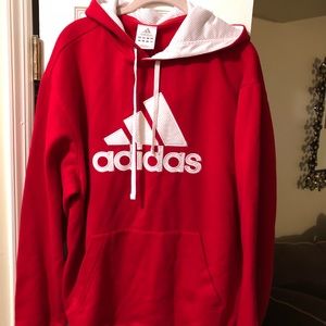 Red Adidas sweatshirt